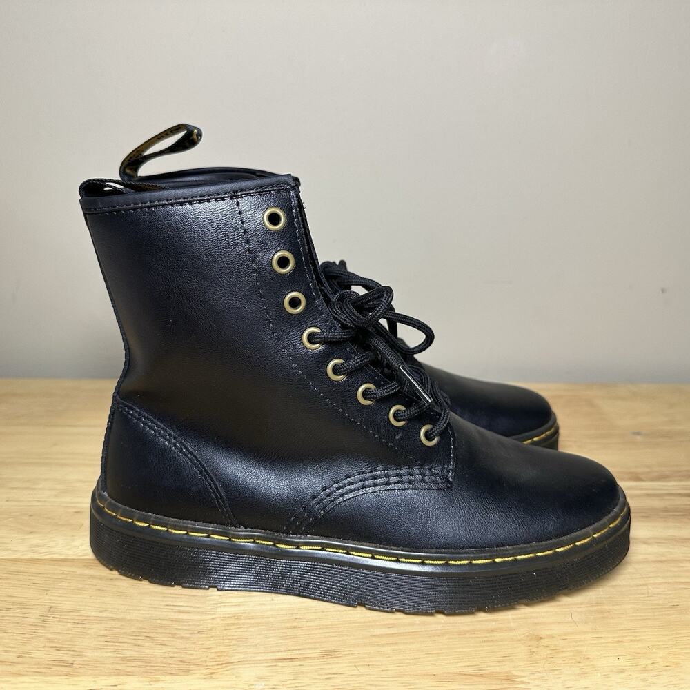 Dr. Martens Zavala Black Combat Boots US Size 8 / UK 6/ 39 EU